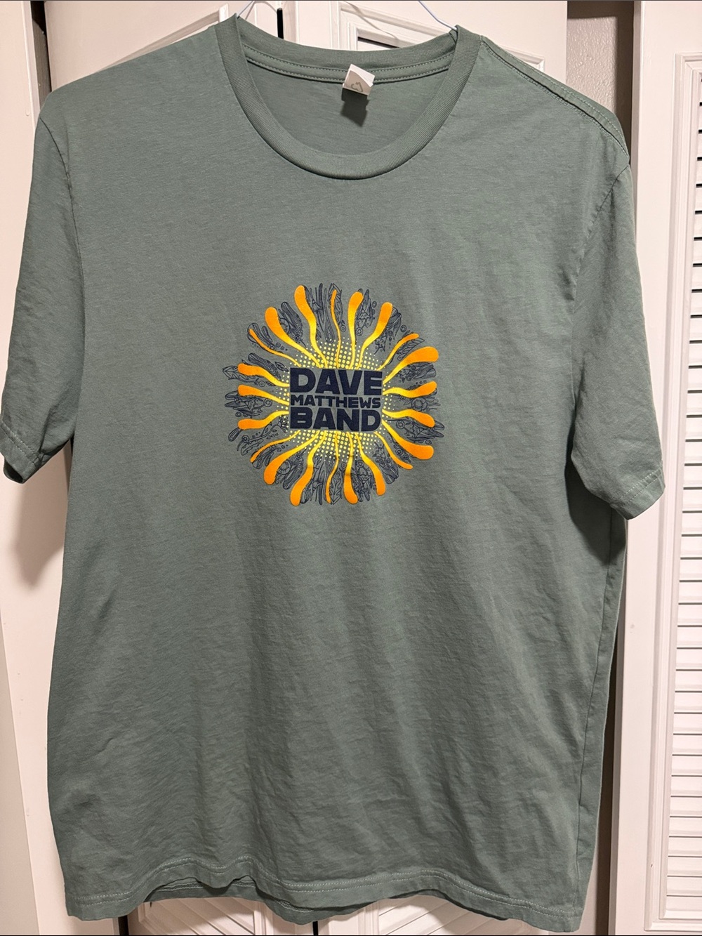 Men's Dave Matthews Band Medium Sage Graphic T-Shirt